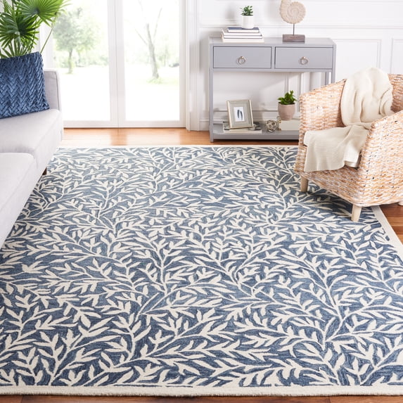 Safavieh Jardin Zahara Floral Area Rug, Blue/Ivory, 8' x 10'