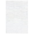 thumbnail image 1 of SAFAVIEH Jasmine Sashka Solid Polyester Shag Area Rug, Ivory/Light Grey, 9' x 12', 1 of 11