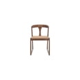 thumbnail image 1 of Safavieh Jamal Woven Dining Chair Furn Dining Chairs, Walnut / Natural, 1' X 1', Square, 1 of 5