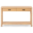 thumbnail image 1 of Safavieh Jaylessa Solid Wood 2 Drawer Console Table in Natural, 1 of 13