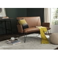 thumbnail image 1 of Safavieh Johannes Mid-Century Retro Modern Leather Settee, 1 of 4