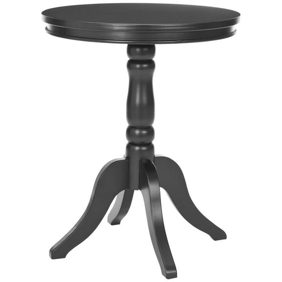 Safavieh Juliet Pine Wood Side Table in Black