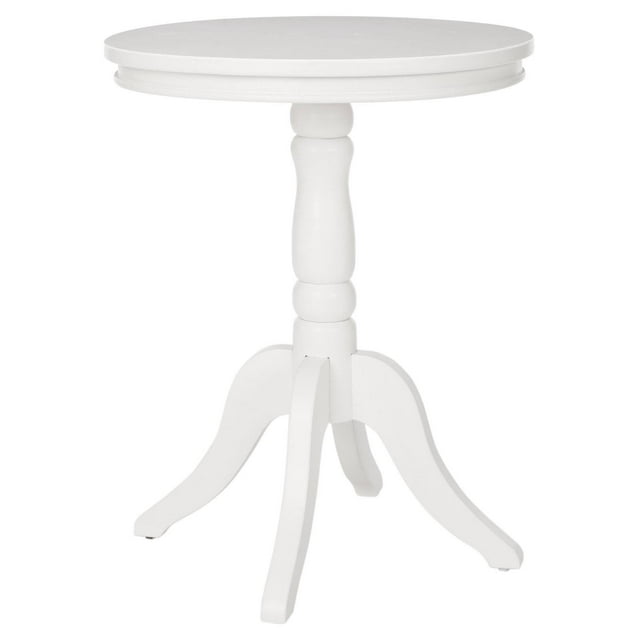 Safavieh Juliet Pine Wood Side Table in White