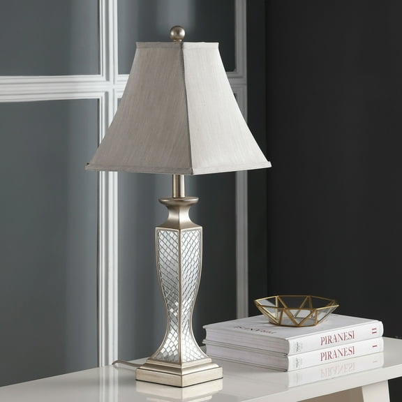 Safavieh Kailey 28 in. H Glass Lattice Table Lamp, Set of 2