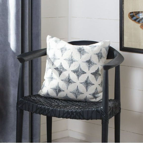 Safavieh Kalen Distressed Geometric Pillow, Set of 2