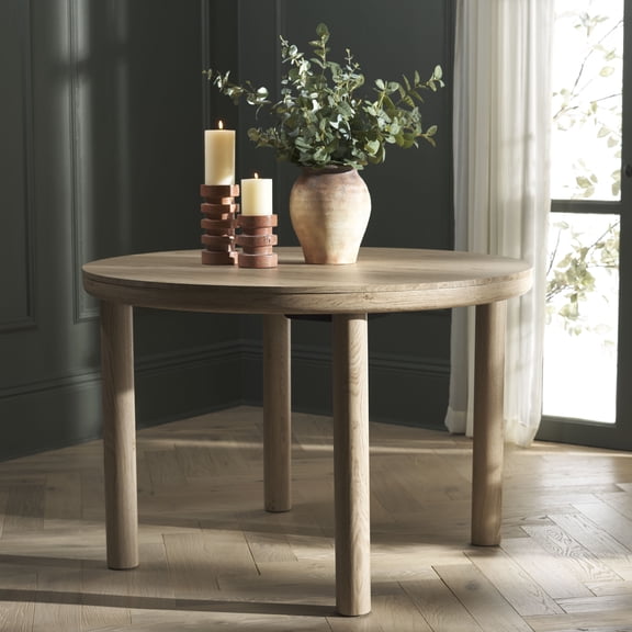 Safavieh Kamala 45" Round Contemporary Dining Table, Natural