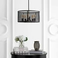 thumbnail image 1 of Safavieh Kane 5-Light Classic Solid Pendant, Dark Grey, 1 of 4