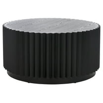 Safavieh Kanpun Glam Round Fir Coffee Table, Black