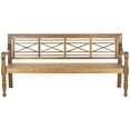 thumbnail image 1 of Safavieh Karoo Indoor/Outdoor Contemporary Acacia Bench, 1 of 7