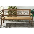 thumbnail image 1 of Safavieh Karoo Indoor/Outdoor Contemporary Acacia Bench, 1 of 6