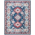 thumbnail image 1 of SAFAVIEH Kazak Winslow Geometric Area Rug, Navy/Red, 8' x 10', 1 of 11