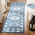 thumbnail image 1 of Safavieh  Kazak Arbana Traditional Oriental Rug Blue/Cream 2' x 8' Runner 8' Runner Runner, Indoor Living Room, Bedroom, Dining Room Cream Runner, 1 of 5