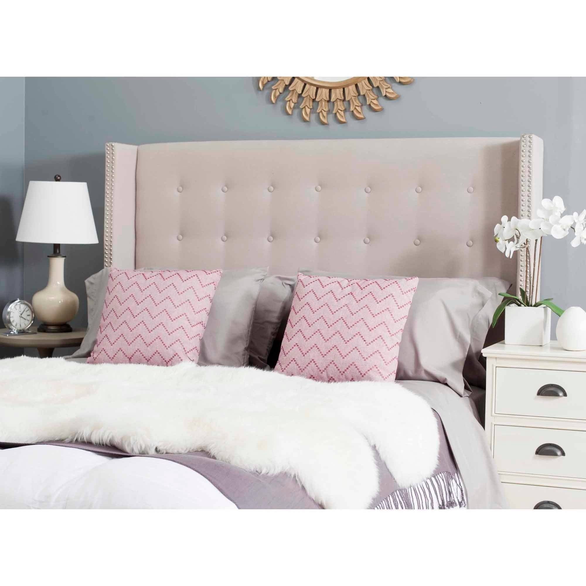 Safavieh Keegan Winged Tufted Headboard, Multiple Colors