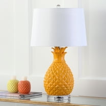 Safavieh Kelly Pineapple 25.5 in. H Table Lamp, Yellow, Set of 2