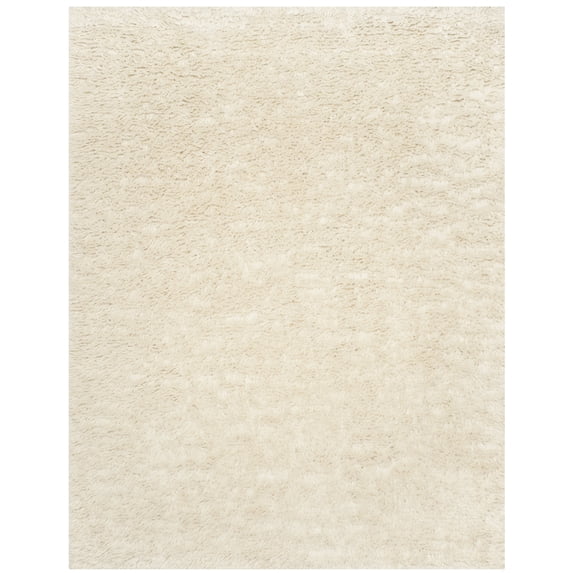 SAFAVIEH Kenya Kliment Solid Area Rug, Ivory, 9' x 12'
