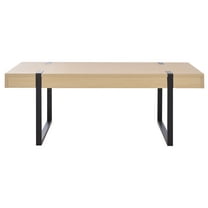 Safavieh Klausner Mid-Century Melamine Coffee Table, Sand/Black