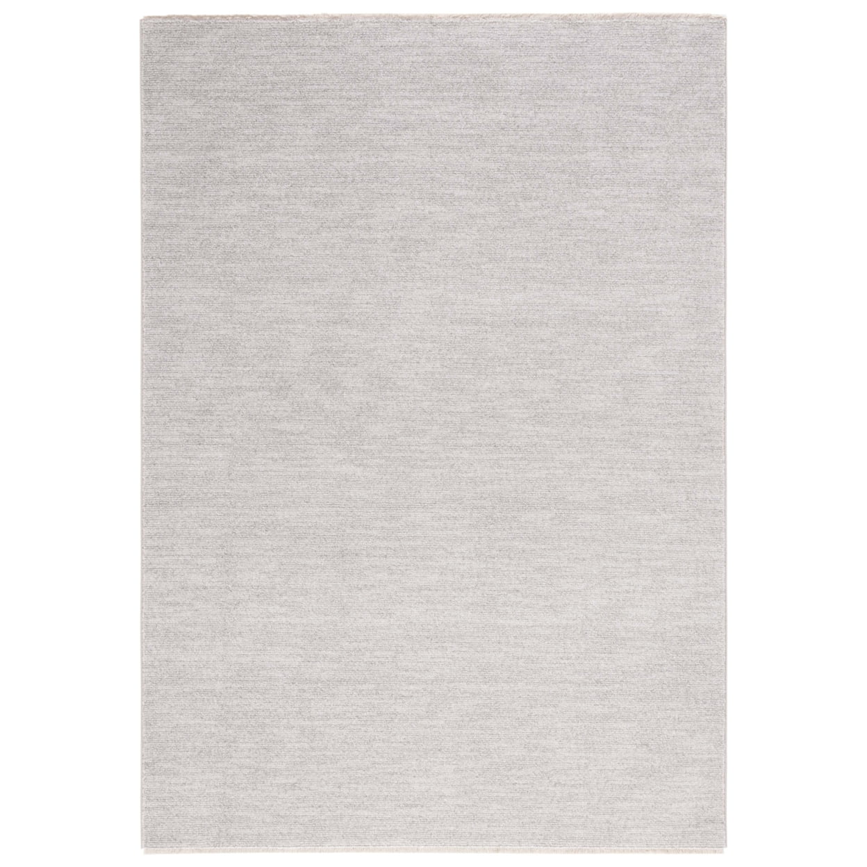 Lasa Light Grey Rectangular Synthetic Area Rug