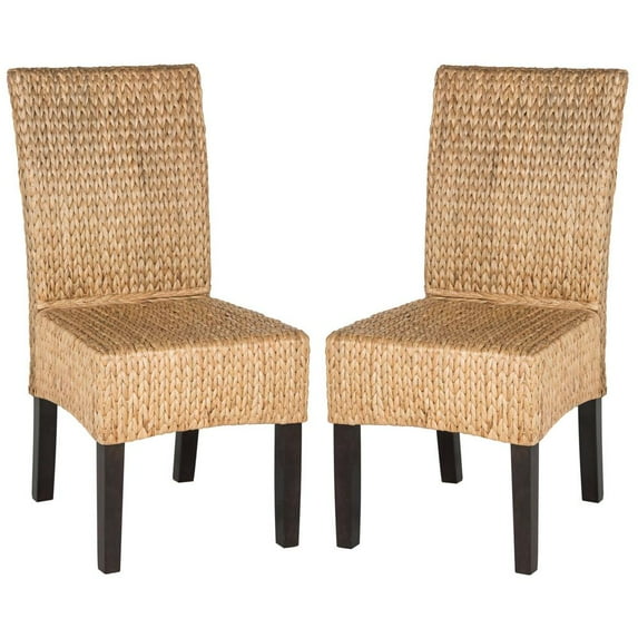 Safavieh LUZ 18''H WICKER DINING CHAIR