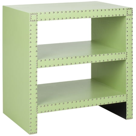 Safavieh Lacey Side Table, Bicast Leather, Multiple Colors