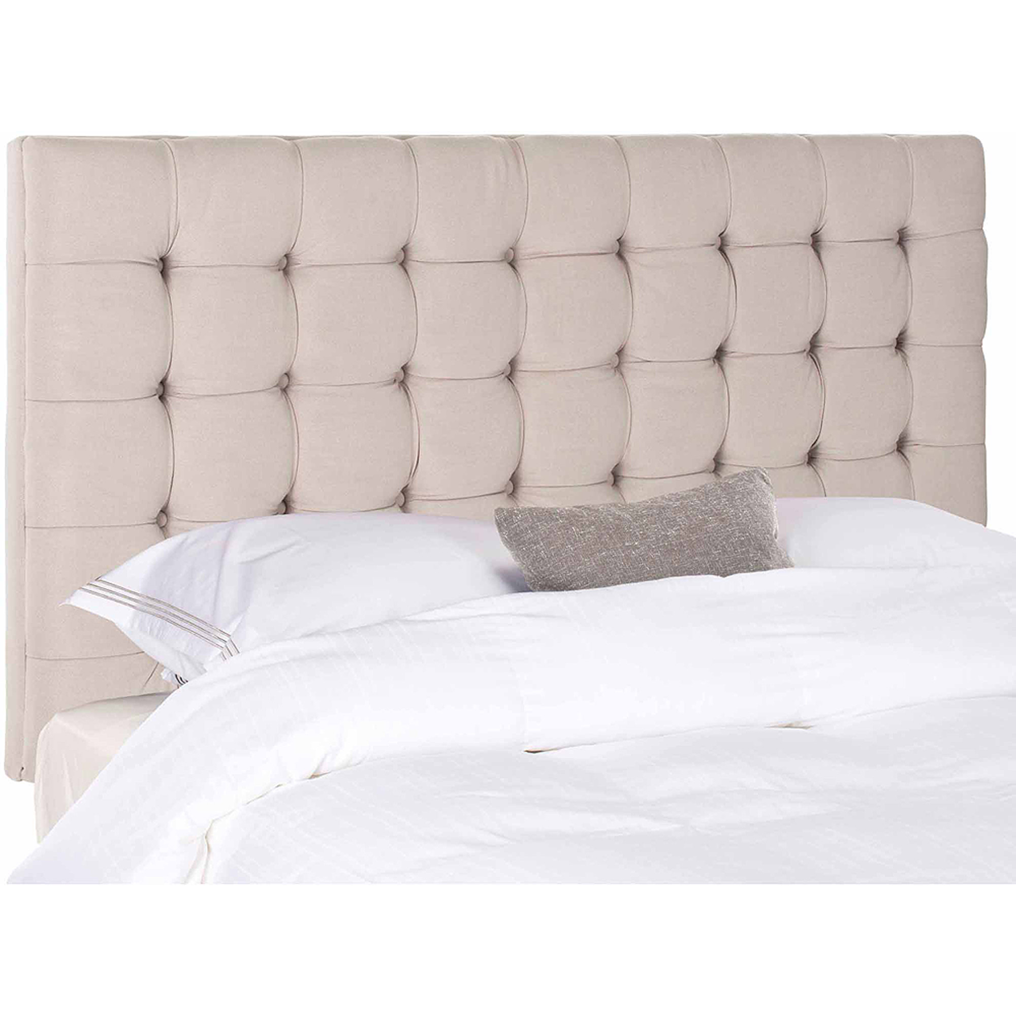 Safavieh Lamar Classic Modern Tufted Headboard, Full, Taupe
