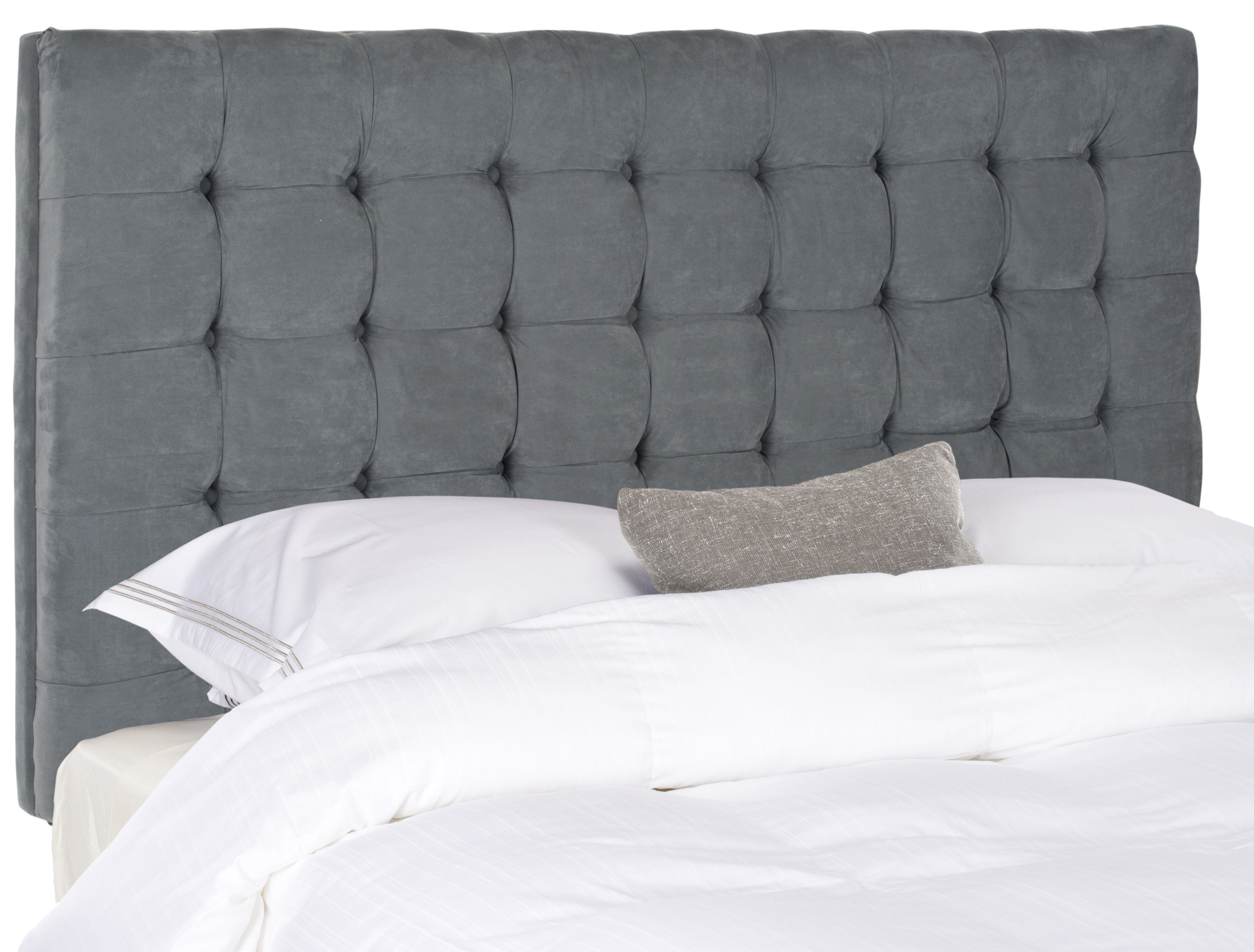 Safavieh Lamar Classic Modern Tufted Headboard, Queen, Grey