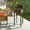 thumbnail image 1 of Safavieh Landry 38 in. High Indoor/Outdoor Rattan Bar Stool, 1 of 7