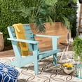 thumbnail image 1 of Safavieh Lanty Outdoor Patio Adirondack Chair - Oriental Blue, 1 of 3