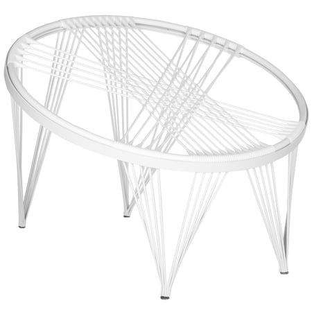 Safavieh  Launchpad All White Chair - 36" W x 36" D x 28" H