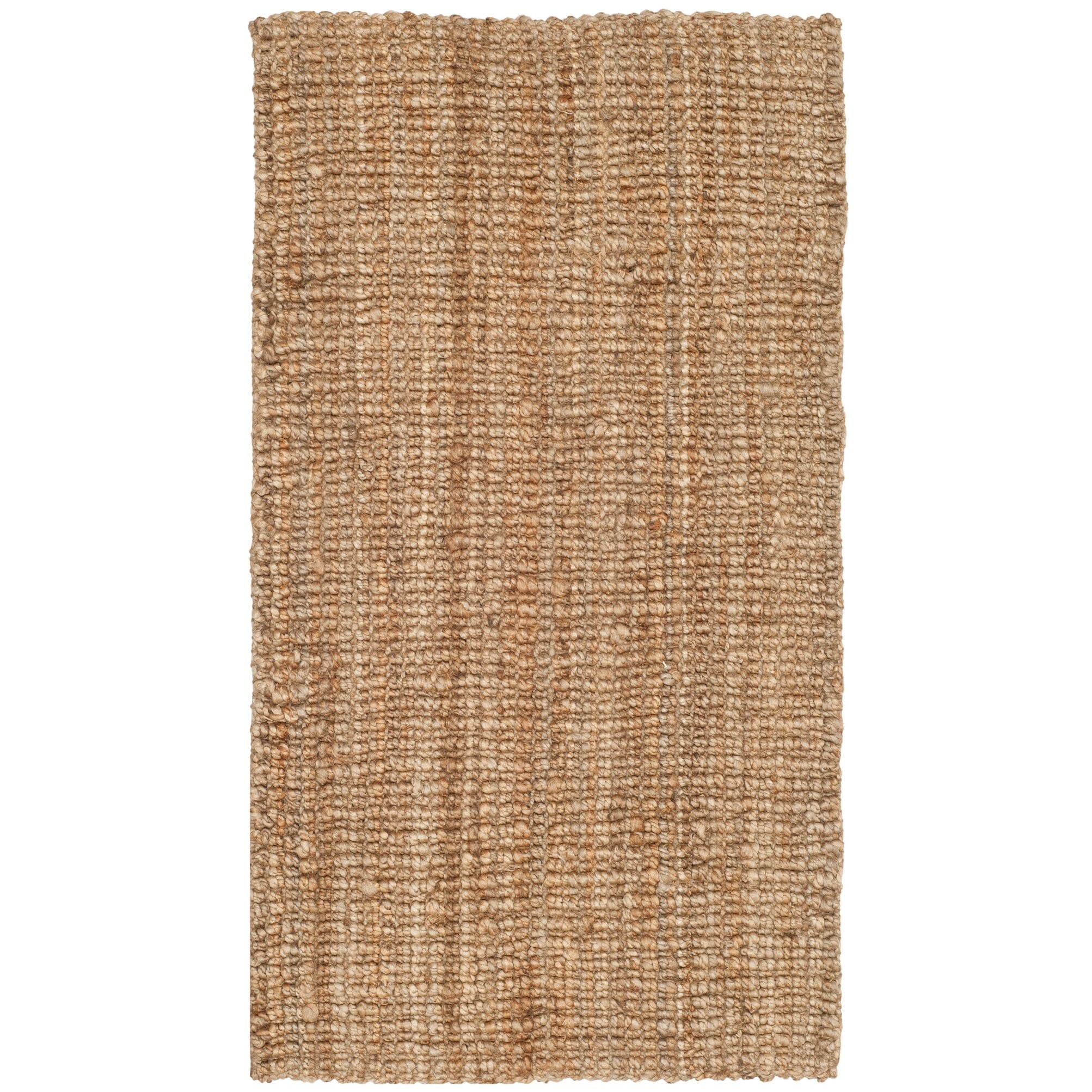 Natural Hand-Woven Jute Area Rug, 302.4" x 273.6"