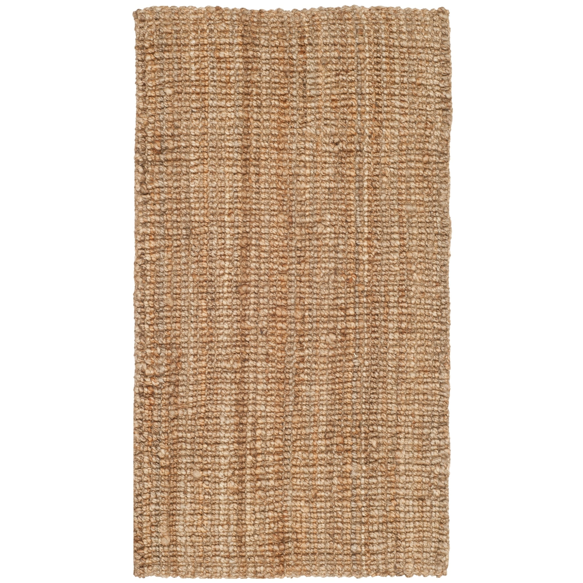 Natural Hand-Woven Jute Area Rug, 302.4" x 273.6"