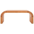 thumbnail image 1 of Safavieh Liasonya Modern Curved Wood Coffee Table, Light Natural, 1 of 10