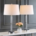 thumbnail image 1 of Safavieh Vendome 16" Contemporary Crystal Table Lamp, Silver, Set of 2, 1 of 4