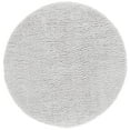 thumbnail image 1 of SAFAVIEH Lindsay Deborah Solid Polyester Shag Area Rug, Gray, 6'7" x 6'7" Round, 1 of 7