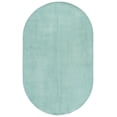 thumbnail image 1 of SAFAVIEH Loft Kalya Solid Machine Washable Area Rug, Sage, 5' x 8' Oval, 1 of 11