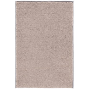 SAFAVIEH Loft Kalya Solid Machine Washable Area Rug, Taupe, 2'3" x 4'