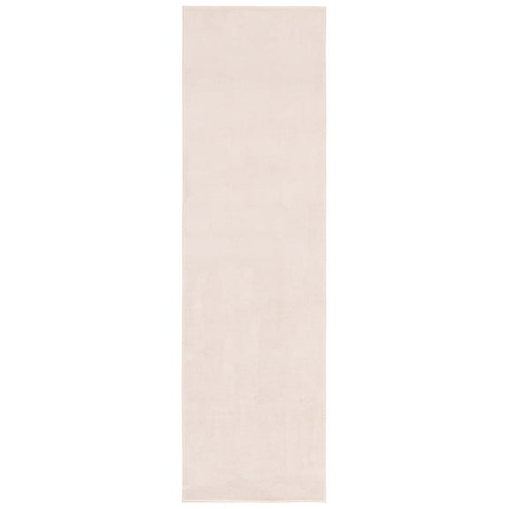 SAFAVIEH Loft Kalya Solid Machine Washable Runner Rug, Beige, 2'3" x 5'