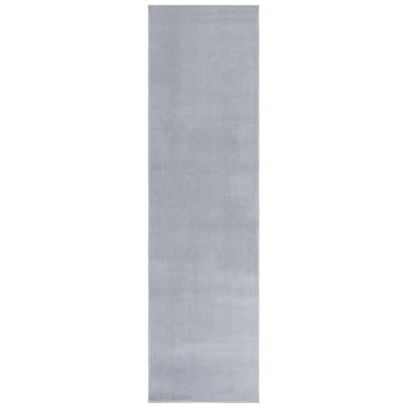 SAFAVIEH Loft Kalya Solid Machine Washable Runner Rug, Gray, 2'3" x 7'