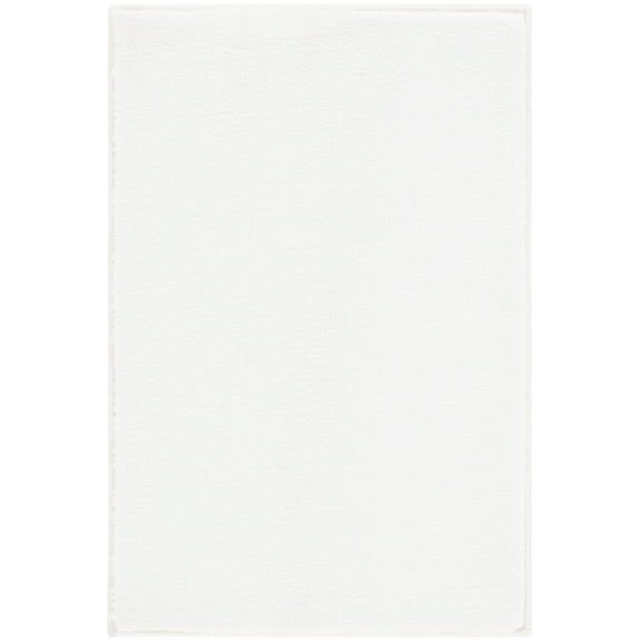 SAFAVIEH Loft Kalya Solid Machine Washable Area Rug, Ivory, 3' x 5'