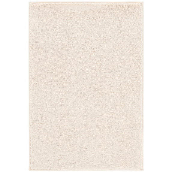 SAFAVIEH Loft Kalya Solid Machine Washable Area Rug, Beige, 4' x 6'
