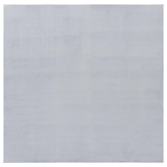 SAFAVIEH Loft Kalya Solid Machine Washable Area Rug, Gray, 6' x 6' Square