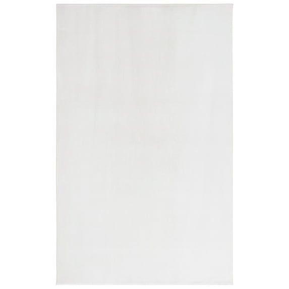 SAFAVIEH Loft Kalya Solid Machine Washable Area Rug, Ivory, 6' x 9'