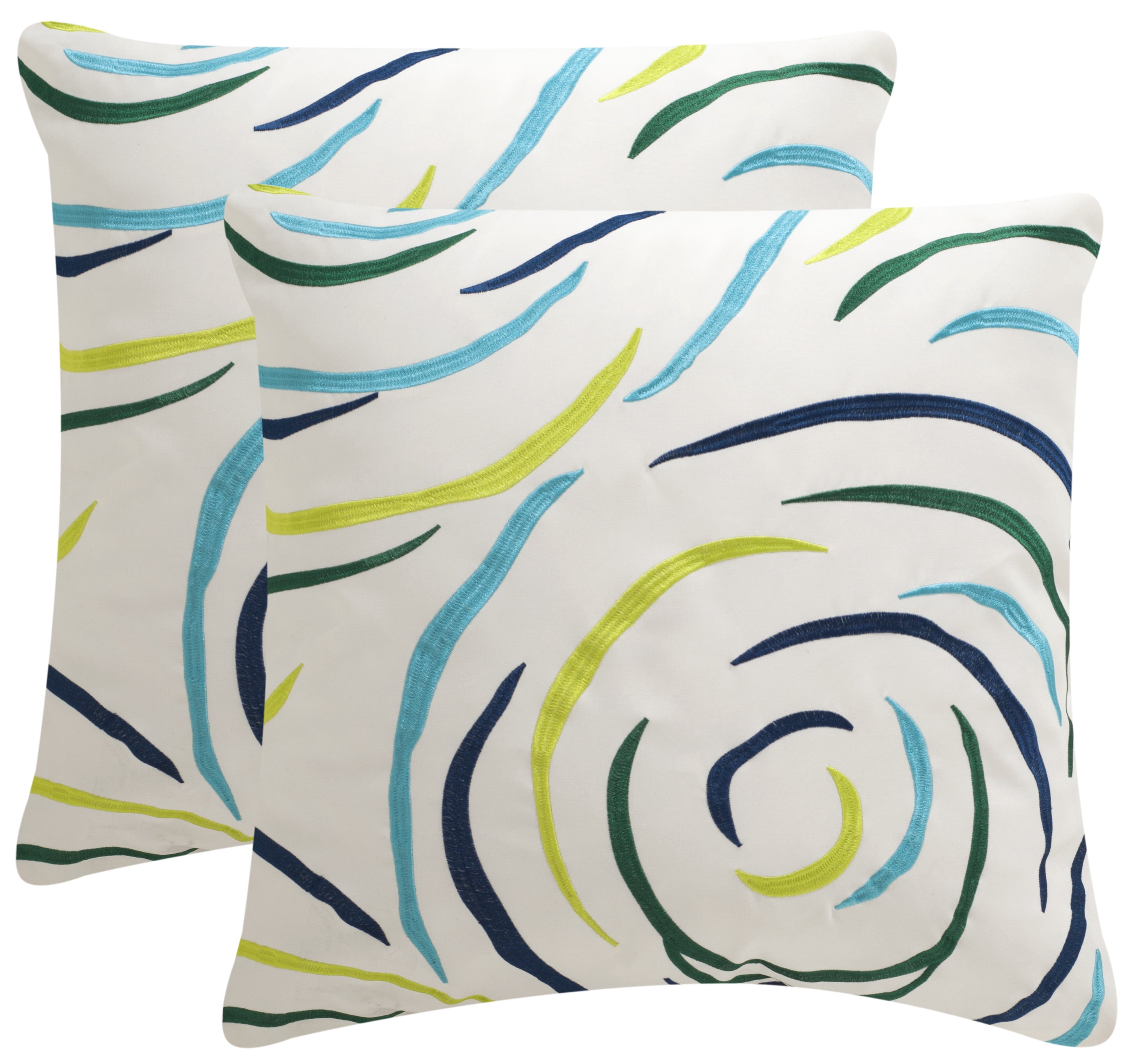 Safavieh Lollypop Soleil 20" x 20" Indoor/Outdoor Pillow, Set of 2