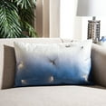 thumbnail image 1 of Safavieh Loran Sunburst Decorative Pillow, 12" x 20", Navy/Grey, 1 of 5