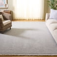 thumbnail image 1 of Safavieh Lotus Leila Solid Area Rug, Light Gray/Ivory, 6'7" x 6'7" Square, 1 of 11