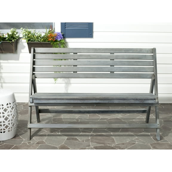 Safavieh Luca Indoor/Outdoor Urban Acacia Folding Bench