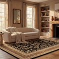 thumbnail image 1 of Safavieh Lyndhurst Isadora Floral Area Rug, Black/Tan, 6' x 8', 1 of 14