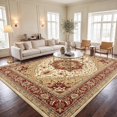 thumbnail image 1 of Safavieh Lyndhurst Miranda Floral Area Rug, Ivory/Red, 6' x 8', 1 of 10