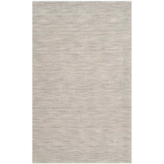 Safavieh Martha Stewart by Handmade Vibretha Wool Rug Oyster 1'8" x 2'1 2' x 3' Accent, Indoor Entryway, Kitchen, Bathroom