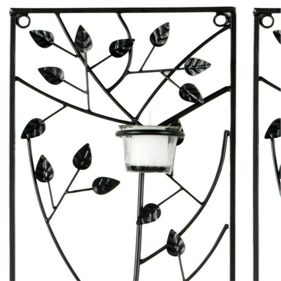 Safavieh MARGOT TEA LIGHT CLIMBING LEAVES SET OF 3 WALL DECOR