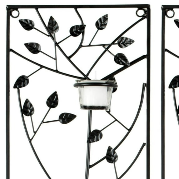 Safavieh MARGOT TEA LIGHT CLIMBING LEAVES SET OF 3 WALL DECOR